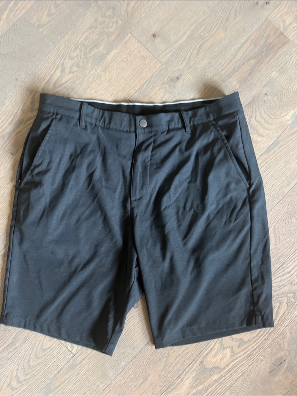 Kirkland Signature Black Flat-Front Men's Shorts